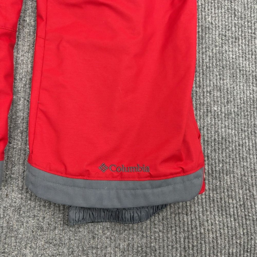 Columbia Snow Pants Mens L Red Omni-Tech Waterproof Insulated Ski Snowboard - Picture 2 of 10